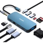 Station d'accueil usb c mst 11 en 1 avec câble tissé en silicone, hub usb - c avec usb - c vers 2 * hdmi ... Station d'accueil usb c mst 11 en 1 avec câble tissé en silicone, hub usb - c avec usb - c vers 2 * hdmi ...