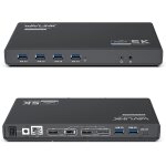 Station d'accueil usb - c universelle 65w - double 4k@60hz / 5k - 2x hdmi + 2x displayport - 6 ports ... Station d'accueil usb - c universelle 65w - double 4k@60hz / 5k - 2x hdmi + 2x displayport - 6 ports ...