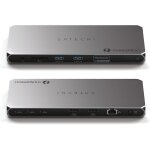 Station daccueil thunderbolt 4 avec charge 96w, double hdmi 4k a 60hz, donnes jusqu 40gbps, 2 usb ...