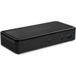 Station daccueil thunderbolt3 dockplus avec cble thunderbolt3 de 80cm (pour windows, double affichage ...
