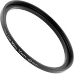 Step up ring, Ø 58 � 62 mm de diam�tre, compatible avec les objectifs de fabricants tels que canon, ...