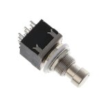 Stompbox de commutateur de pdale de pied 3pdt a 9 broches pour effets de guitare electrique avec vritable ...