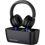 Storeyi - casque sans fil pour tv, bluetooth 5. 2 et station de charge, 35 heures de lecture audio, pas ...