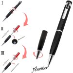 Stylo cam�ra espion 1080p gris noir