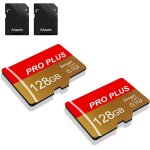 Subzonal - lot de 2 carte mémoire 128 go avec adaptateur, carte mémoire tf haute vitesse, uhs - i, a1, ... Subzonal - lot de 2 carte mémoire 128 go avec adaptateur, carte mémoire tf haute vitesse, uhs - i, a1, ...