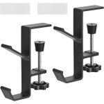 Subzonal - lot de 2 supports pour casque, support casque bureau, support de bureau rglable, adapt aux ...