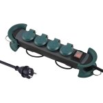 Subzonal - 30919 bloc multiprises etanche professionnel avec enrouleur de cble, 4 prises 16a, cble ...