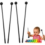 Subzonal - lot de 4 baguette tambour en plastique pour xylophone, baguette batterie, xylophone accessories, ... Subzonal - lot de 4 baguette tambour en plastique pour xylophone, baguette batterie, xylophone accessories, ...