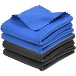 Subzonal - lot de 4 grands chiffons de nettoyage en microfibre - 46 x 46 cm - parfait pour les téléviseurs ... Subzonal - lot de 4 grands chiffons de nettoyage en microfibre - 46 x 46 cm - parfait pour les téléviseurs ...