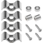 Subzonal - 4pcs retenue d'arbre corde rouleau de guitare en alliage de zinc avec vis de montage accessoire ... Subzonal - 4pcs retenue d'arbre corde rouleau de guitare en alliage de zinc avec vis de montage accessoire ...