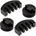 Subzonal - 4pcs sourdine de violon, 2pcs style griffe & 2pcs ronde tourte violon silencieux noir violin ...