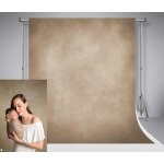 Subzonal - 5x7ft / 1. 5x2. 2m light brown photo toile de fond microfibre rutiliser abstrait pour studio ...