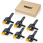 Subzonal - 6 pcs pinces � ressort de 11, 4 cm pour photographie, studio photo, toile de fond