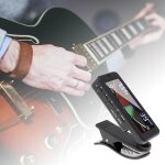 Subzonal - accordeur de guitare 3 en 1 grand ecran lcd mtronome gnrateur avec clip pour guitare chromatique ...