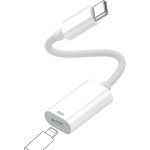 Subzonal - adaptateur de c�ble audio usb c vers lightning (charge rapide, transfert de donn�es), prend ...