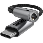 Subzonal - adaptateur de prise casque usb - c  3, 5mm trrs ¿ 16bit / 48khz ¿ usb - c vers aux cble ...