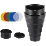 Subzonal - andoer en mtal conique snoot avec grille nid d'abeille 5 pcs kit de filtres de couleur pour ...