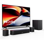 Subzonal - barre de son 5. 1ch avec dolby atmos, système surround pour tv, barres de son pour home cinema, ... Subzonal - barre de son 5. 1ch avec dolby atmos, système surround pour tv, barres de son pour home cinema, ...