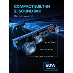 Subzonal - barre de son pour tv pc gaming mini 60 w 2, 1 ch caisson de basses intégré ordinateur avec ... Subzonal - barre de son pour tv pc gaming mini 60 w 2, 1 ch caisson de basses intégré ordinateur avec ...