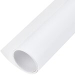 Subzonal - benecreat 100x40 cm pvc photographie toile de fond, fond blanc mat de photo de vinyle de pvc ...