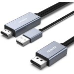 Subzonal - benfei cble hdmi vers displayport, hdmi vers displayport 4k@60hz 2k@144hz 1080p@165hz, compatible ...