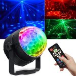 Subzonal - boule de lumière disco, lumière de scène a led rvb avec télécommande, projecteur stroboscopique ... Subzonal - boule de lumière disco, lumière de scène a led rvb avec télécommande, projecteur stroboscopique ...