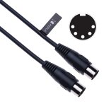 Subzonal - câble audio 5 din midi mâle vers mâle pour contrôleur midi, synthétiseur, séquenceur de clavier ... Subzonal - câble audio 5 din midi mâle vers mâle pour contrôleur midi, synthétiseur, séquenceur de clavier ...