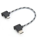 Subzonal - c�ble de donn�es, c�ble adaptateur fiches � angle droit exquis 15 cm / 5, 9 pouces pour tablettes ...