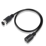 Subzonal - cble d'extension midi din 5 broches mle vers femelle cble adaptateur audio pour synthtiseur ...
