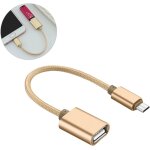 Subzonal - c�ble otg vers micro - interface adaptateur de donn�es pour t�l�phone portable c�ble adaptateur ...