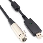 Subzonal - câble usb mâle vers xlr femelle convertisseur 3 broches câble de studio câble audio connecteur ... Subzonal - câble usb mâle vers xlr femelle convertisseur 3 broches câble de studio câble audio connecteur ...
