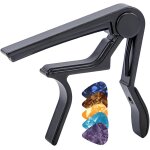 Subzonal - capodastre guitare avec 5 médiators - accordeur de guitare pour guitare acoustique et electrique, ... Subzonal - capodastre guitare avec 5 médiators - accordeur de guitare pour guitare acoustique et electrique, ...