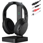 Subzonal - casque tv sans fil pour television, 28 heures de lecture, casque sans fil pour tv avec station ...