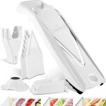 Subzonal - coupe - légumes v5 (profi set) ¿ mandoline réglable en v ¿ 7 pièces avec 10 epaisseurs de ... Subzonal - coupe - légumes v5 (profi set) ¿ mandoline réglable en v ¿ 7 pièces avec 10 epaisseurs de ...