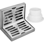 Subzonal - drain sol d'angle en forme, siphon sol d'angle en forme l, siphon sol lat�ral acier inoxydable, ...