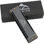 Subzonal - eastrock harmonica diatonique en do - 20 tones, 10 trous pour dbutants et etudiants - avec ...