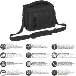 Subzonal - fashion sacoche pour appareil photo pentax k - 3 / sony alpha 77 ii / canon eos 6d, 7d, 500d, ...