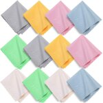 Subzonal - hifot nettoyant lunettes lingettes microfibre 12 pices, chiffons de nettoyages en micro - ...