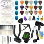 Subzonal - kit accessoire guitare, ttcr - ii 78 pices avec support guitare capodastre guitaren, 15 mediator ...