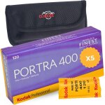 Subzonal - kodak portra 400 120 pellicule argentique film argentique, lot de 5 films pour appareil photo ...