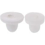 Subzonal - lamdoo lot de 100 coussinets anti - douleur en silicone pour boucles d'oreilles  clip blanc, ...