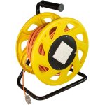 Subzonal - logilink cq3060s enrouleur de cble rseau avec prises 6 a stp rj45 keystone 60m