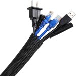 Subzonal - manchon de câble gaine 3 mètre souple ajustable , 13 - 23mm gestion de câble rangement tressée ... Subzonal - manchon de câble gaine 3 mètre souple ajustable , 13 - 23mm gestion de câble rangement tressée ...
