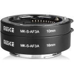 Subzonal - meike mk - s - af3a af bague d'adaptation pour tube d'extension macro autofocus (10 mm + 16 ...