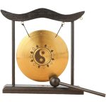 Subzonal - mini bureau gong table carillon a vent instrument de percussion cymbales gongs avec maillet ... Subzonal - mini bureau gong table carillon a vent instrument de percussion cymbales gongs avec maillet ...