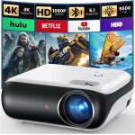 Subzonal - mini vidoprojecteur 4k, h1 rtroprojecteur portable 1080p natif bluetooth 5. 1 avec haut ...