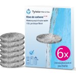 Subzonal - pack de 6 filtres microdisc en fibre de carbone, pour bouteilles et carafes filtrantes compatibles ...
