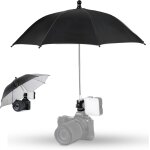 Subzonal - parapluie pour appareil photo avec tte sphrique rotative  360 et chaussure froide latrale, ...