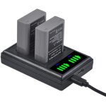 Subzonal - powertrust lot de 2 batteries bln - 1 et chargeur pour appareils photo olympus bcn - 1, e ...