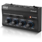 Subzonal - pyle amplificateur casque stro portable 4 canaux ampli pro multi - canaux mini rpartiteur ...